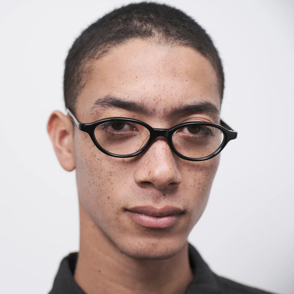 Alien Optical / Black Acetate & Blue - Light Lens - Shade Files